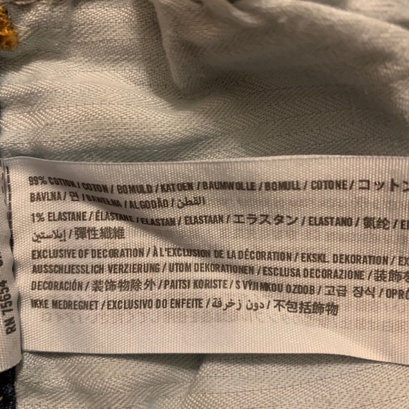 Abercrombie & Fitch Dark Blue Jean Shorts - Picture 3 of 7